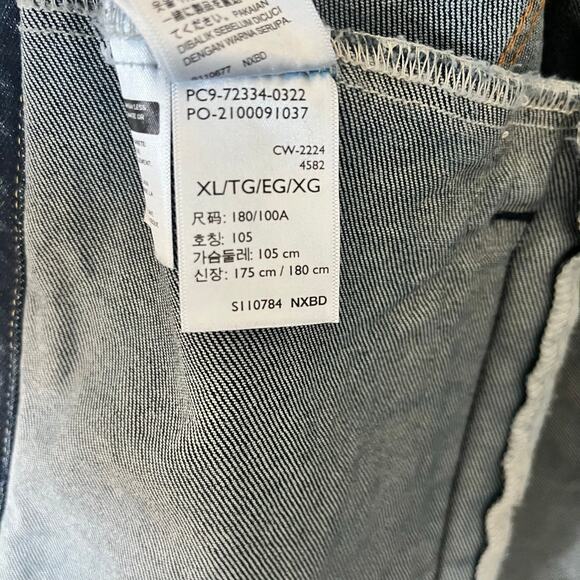 Levi Strauss & Co Men's Standard Dark Wash Denim Jean Jacket EUC | Size Men's XL - Picture 8 of 10